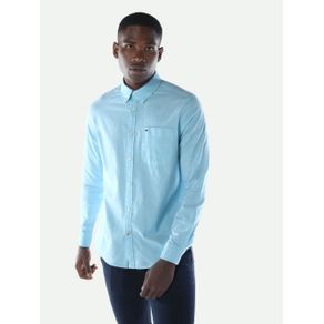 

Camisa Tommy Hilfiger Color Azul Slim Fit Bolsillo De Hombre talla: L