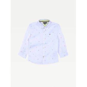 

Camisa Tommy Hilfiger Con Logos Y Letras Pequeñas Para Niño Talla: 2