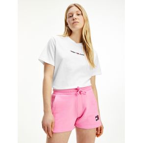 

PLAYERA TOMMY JEANS cropped con logo bordado DE MUJER Talla: XL