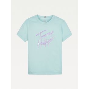 

Playera Tommy Hilfiger De Algodón Orgánico Con Logo Para Niña Talla: 2