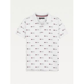 

Polo Tommy Hilfiger Con Estampado De Logos Para Niño Talla: 2