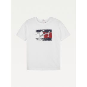 

Playera Tommy Hilfiger Con Logo Desteñido Para Niña Talla: 12