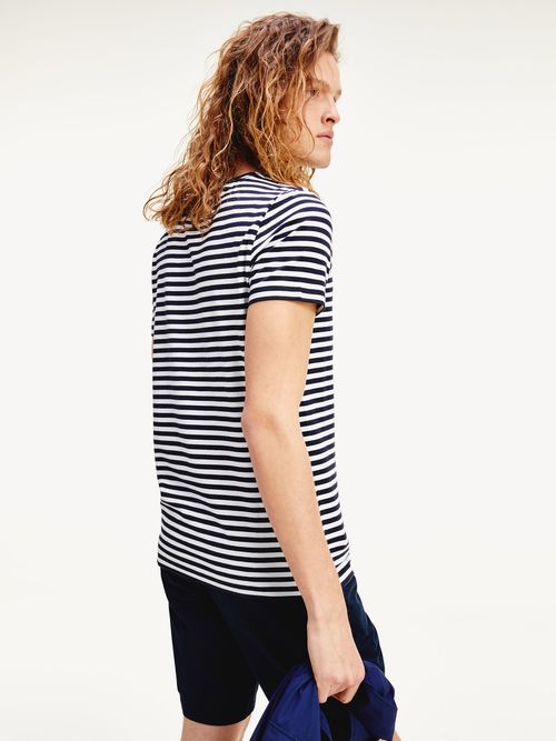 Playera-de-corte-slim-en-algodon-elastico-Tommy-Hilfiger