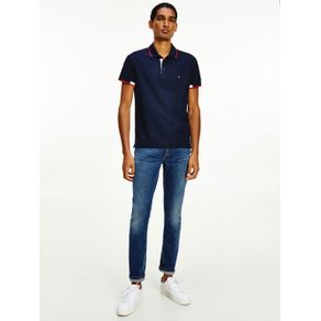 

Polo Tommy Hilfiger De Algodón Con Tapeta Distintiva Talla: M