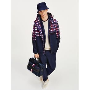 

Chamarra Tommy Hilfiger Con Capucha Th Tech De Cuadros Talla: S