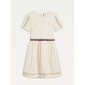 

VESTIDO TOMMY HILFIGER de manga corta con bordados para niña DE NIÑA Talla: 12