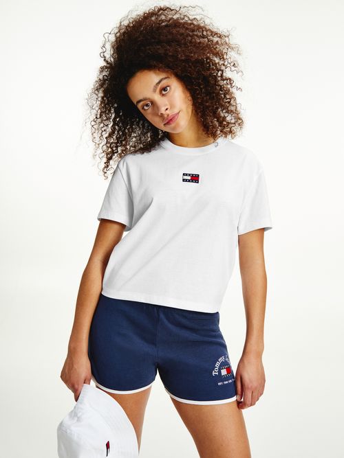 Camiseta-con-cuello-redondo-y-parche-de-Tommy-Tommy-Hilfiger