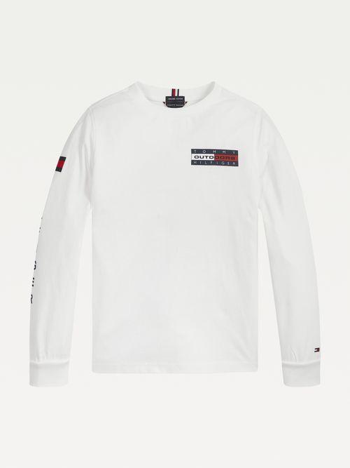 Camiseta-de-manga-larga-con-logo-Expedition-para-niño-Tommy-Hilfiger