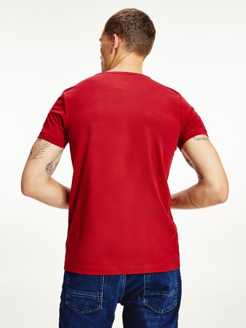 Camiseta-slim-de-algodon-organico-elastico-Tommy-Hilfiger