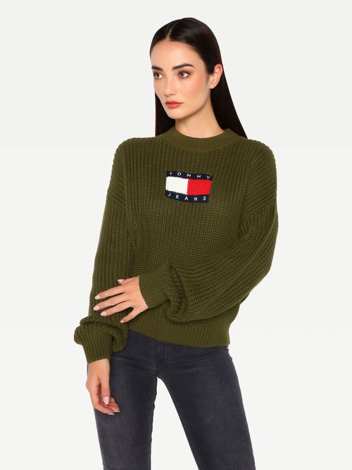 Resultado de búsqueda - Verde Olivo en ROPA - SUETERES Tommy Jeans de  R$699,00 até R$15.999,00 Verde Olivo | Tommy Hilfiger | Tienda en línea