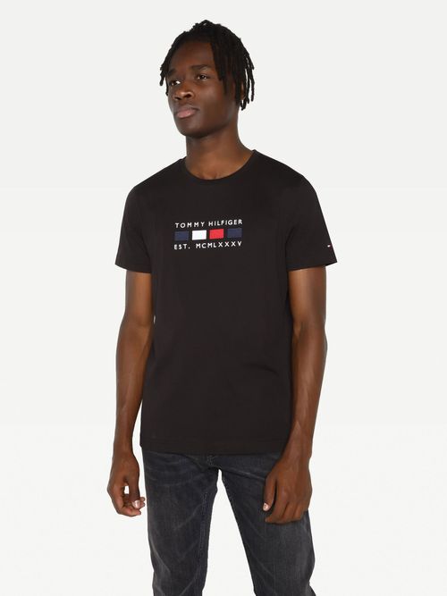 Camiseta-de-algodon-organico-con-logo-bordado-Tommy-Hilfiger