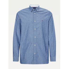 

Camisa Tommy Hilfiger De Corte Slim Con Tréboles Talla: M