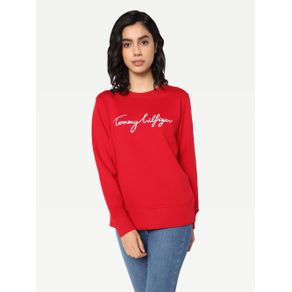 

SUDADERA TOMMY HILFIGER DE CUELLO REDONDO CON LOGO DE MUJER Talla: L