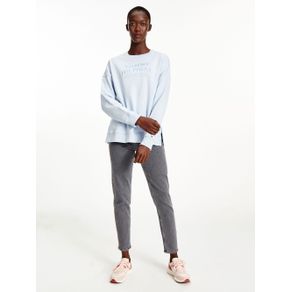 

SUDADERA TOMMY HILFIGER DE CORTE AMPLIO CON TEXTO BORDADO DE MUJER Talla: XL