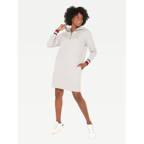 

Vestido Con Gorro Y Puños Distintivos De Mujer Talla: S