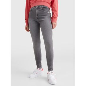 

Jeans Tommy Jeans Sylvia Superceñidos De Talle Alto Negros Talla: 24