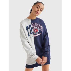 

VESTIDO TOMMY JEANS SUDADERA CON LOGO UNIVERSITARIO DE MUJER Talla: L