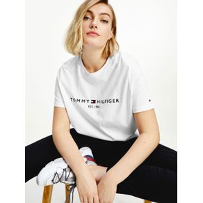 

PLAYERA TOMMY HILFIGER ESSENTIAL CURVE CON LOGO BORDADO DE MUJER Talla: 54