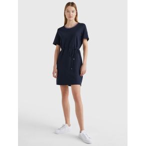 

VESTIDO TOMMY HILFIGER PLAYERAS TEXTURIZADO DE CORTE AMPLIO DE MUJER Talla: 34