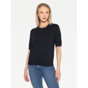 

SUÉTER TOMMY HILFIGER DE ALGODÓN ORGÁNICO TEXTURIZADO DE MUJER Talla: XL