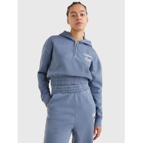 

SUDADERA TOMMY JEANS COLLEGE DE CORTE CROPPED DE MUJER Talla: L