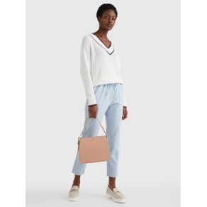 

SUÉTER TOMMY HILFIGER AMPLIO DE PUNTO TRENZADO DE MUJER Talla: XL