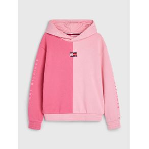 

SUDADERA TOMMY HILFIGER BITONAL CON GORRA Y LOGO PARA NIÑA Talla: 4