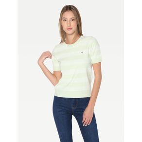 

PLAYERA TOMMY HILFIGER A RAYAS DE MUJER Talla: L
