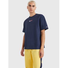 

PLAYERA TOMMY JEANS HERITAGE DE CORTE SKATE CON PARCHE DE HOMBRE Talla: S