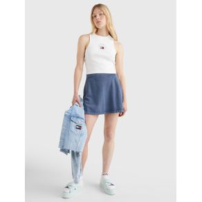 

PLAYERA TOMMY JEANS CROPPED SIN MANGAS Y CON LOGO DE MUJER Talla: XL