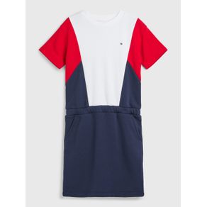

VESTIDO TOMMY HILFIGER DE PUNTO COLOR BLOCK PARA NIÑA Talla: 10