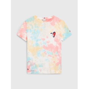 

PLAYERA TOMMY HILFIGER DE ALGODÓN CON EFECTO DESTEÑIDO DE NIÑA Talla: 14