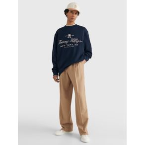 

SUDADERA TOMMY HILFIGER PREP DE ALGODÓN ORGÁNICO CON ESCUDO DE HOMBRE Talla: L