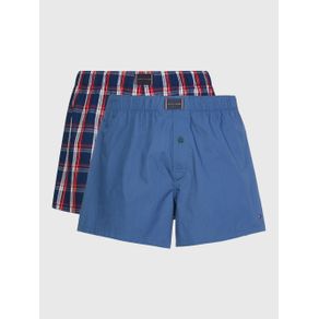 

Paquete De 2 Bóxers Tommy Hilfiger (Liso Y Estampado) Talla: M