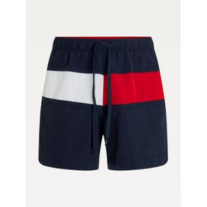 

TRAJE DE BAÑO TOMMY HILFIGER DE LARGO MEDIO CON LOGO Y CORDÓN DE HOMBRE Talla: S