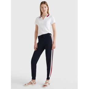 

POLO TOMMY HILFIGER DE CORTE SLIM CON CUELLO A CONTRASTE DE MUJER Talla: L