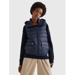 

CHALECO TOMMY HILFIGER TOMMY HILFIGER PROTECT ACOLCHADO CON CAPUCHA DE MUJER Talla: XS