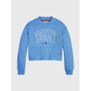 

SUDADERA TOMMY HILFIGER DE ESTILO UNIVERSITARIO PARA NIÑA Talla: 6