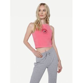 

PLAYERA TOMMY JEANS CROPPED SIN MANGAS Y CON LOGO DE MUJER Talla: L