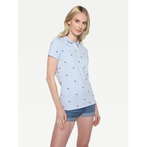 

POLO TOMMY HILFIGER DE CORTE SLIM CON LOGOS DE MUJER Talla: XS