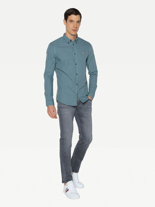 Camisa negra de Camisas para Hombre de Tommy Hilfiger | FASHIOLA.es