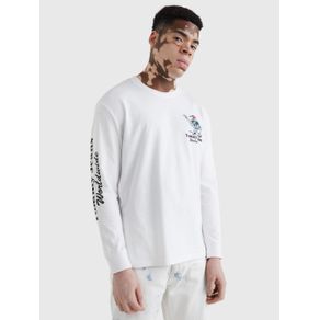 

PLAYERA TOMMY JEANS DE MANGA LARGA CON GLOBO DE HOMBRE Talla: L