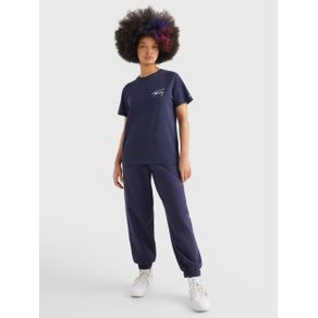 

PLAYERA TOMMY JEANS DE CORTE AMPLIO CON LOGO DISTINTIVO DE MUJER Talla: M