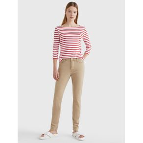 

PLAYERA TOMMY HILFIGER DE MANGA 3/4 A RAYAS DE MUJER Talla: S
