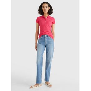 

POLO TOMMY HILFIGER DE ALGODÓN ELÁSTICO CON CORTE SLIM DE MUJER Talla: S