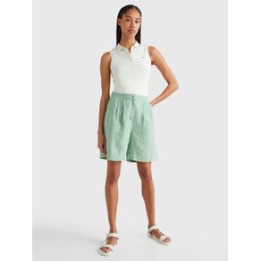 

POLO TOMMY HILFIGER SIN MANGAS DE ALGODÓN ELÁSTICO DE MUJER Talla: XS