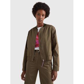 

CHAMARRA TOMMY HILFIGER BOMBER TOMMY HILFIGER DE SATÉN CON CORTE AMPLIO DE MUJER Talla: 36