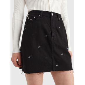 

MINIFALDA TOMMY JEANS DE DENIM CON BORDADO DE MUJER Talla: 24