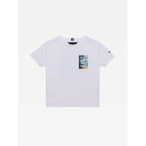 

PLAYERA TOMMY HILFIGER BÁSICA CUELLO REDONDO PARA NIÑO Talla: 10