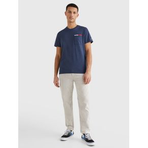 

Playera Tommy Jeans Essential Con Bolsillo Distintivo Talla: M